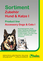 Hier gelangen Sie zu unserem Katalog mit Zubehrartikel fr Hund & Katze